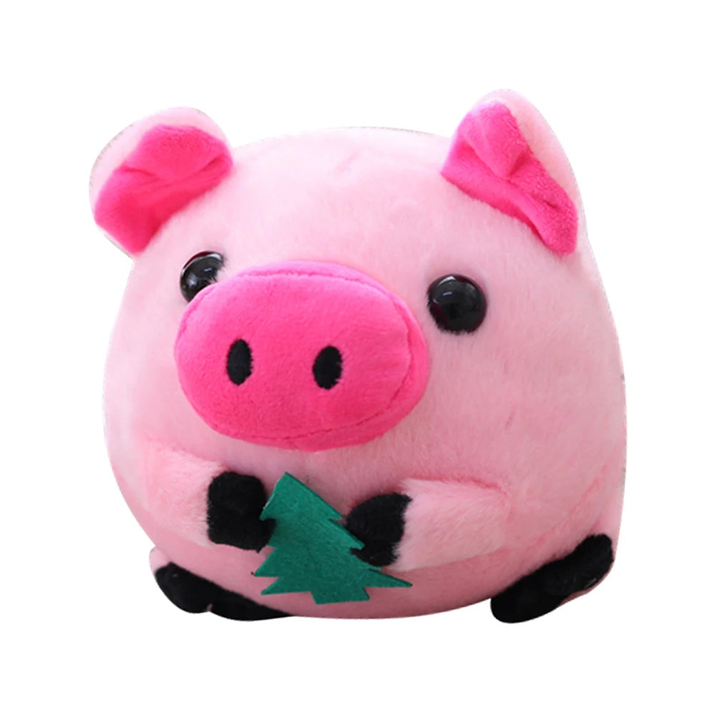 Cartoon Pig Active Moving Pet Plush Toy Washable Interactive Dog Toys USB Rechargeable Talking Moving Dog Ball Toy for Dogs Cats