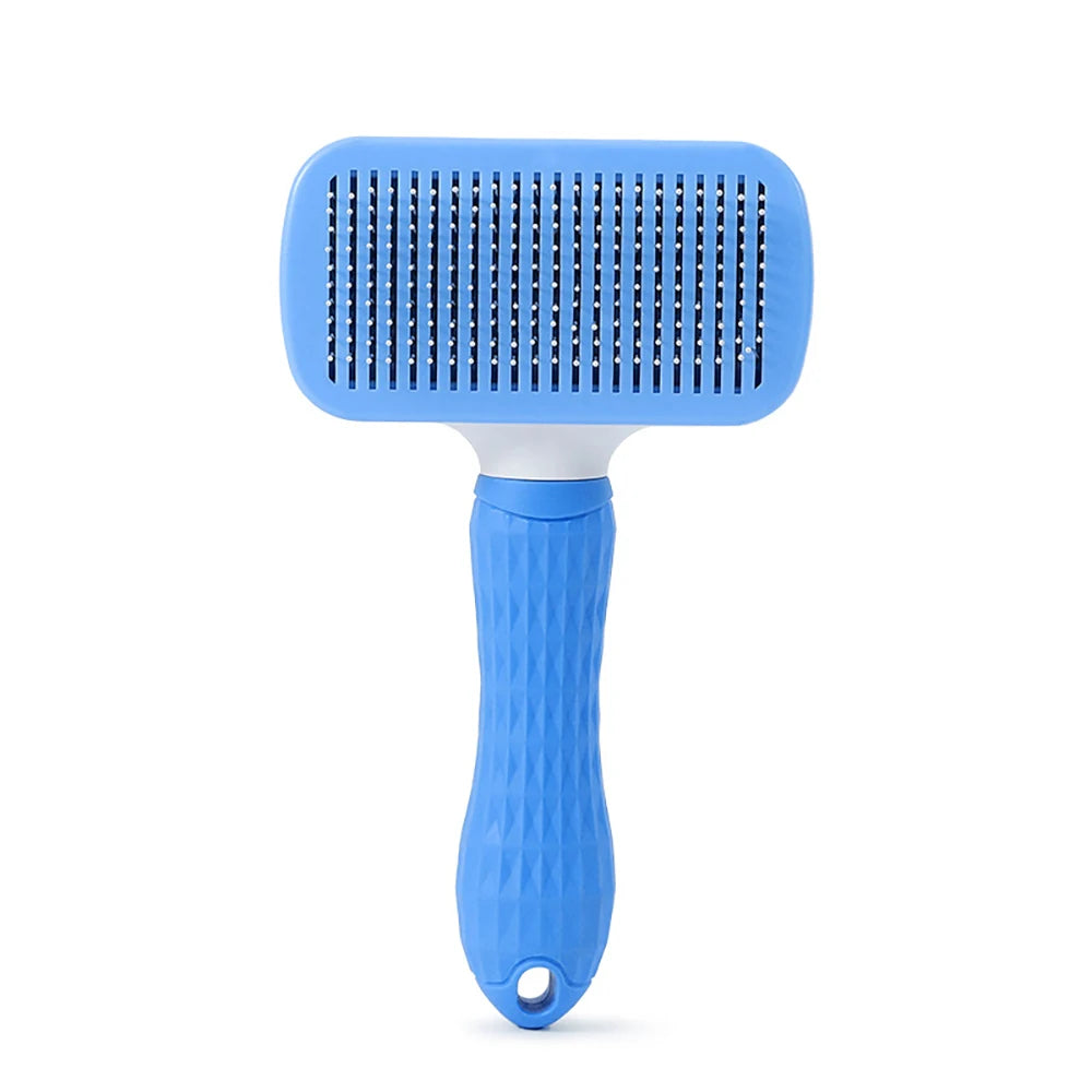 Pet Dog Brush Cat Comb Self Cleaning Pet Hair Remover Brush For Dogs Cats Grooming Tools Pets Dematting Comb Dogs Accessories
