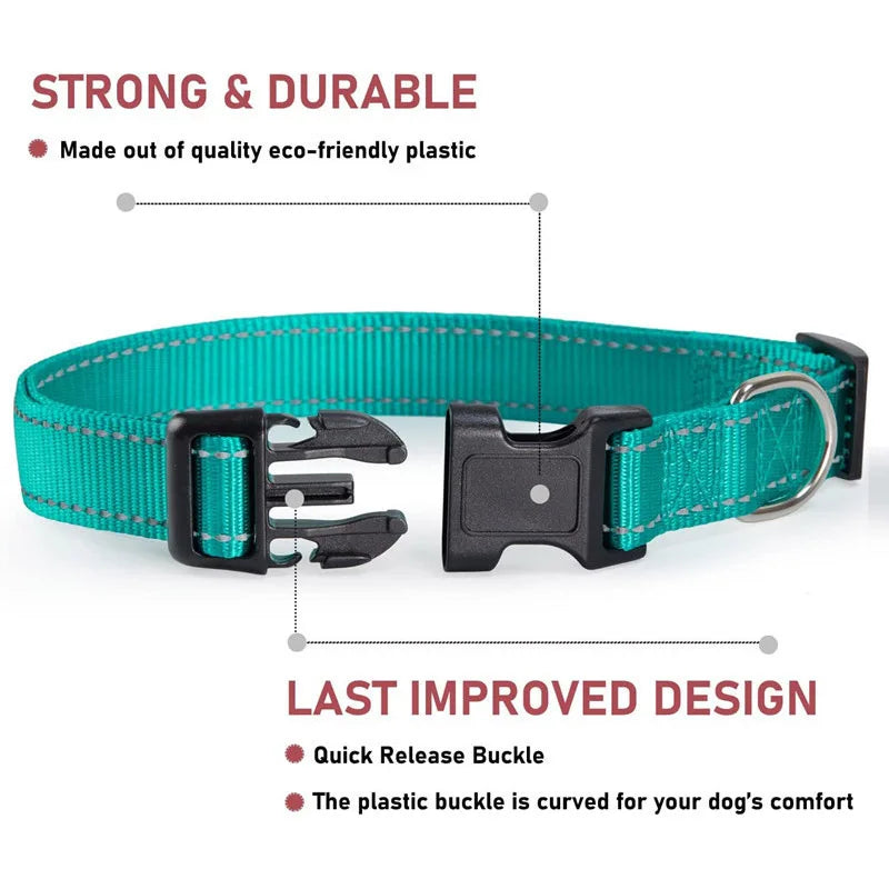 PawSecure™ Reflective Dog Collar